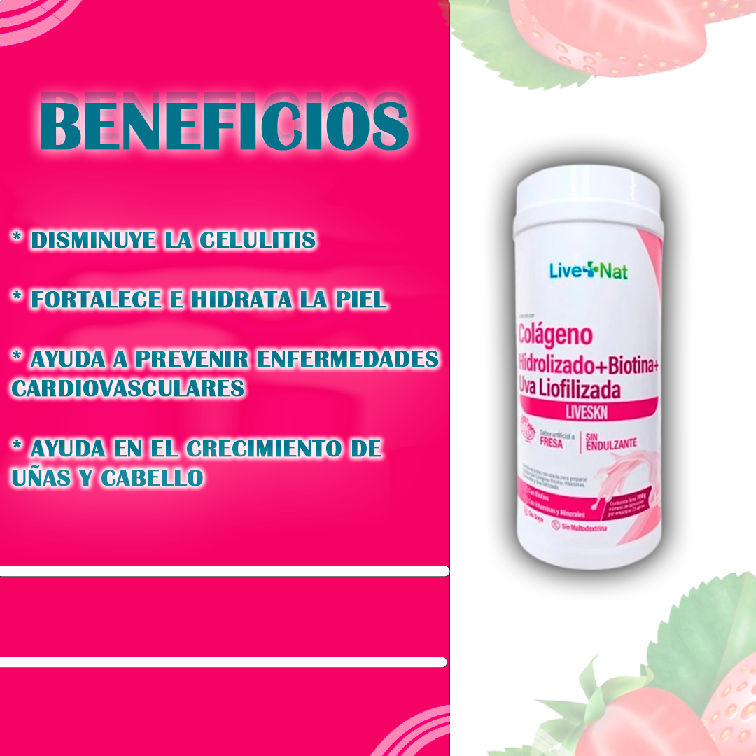 COLAGENO HIDROLIZADO + BIOTINA +UL