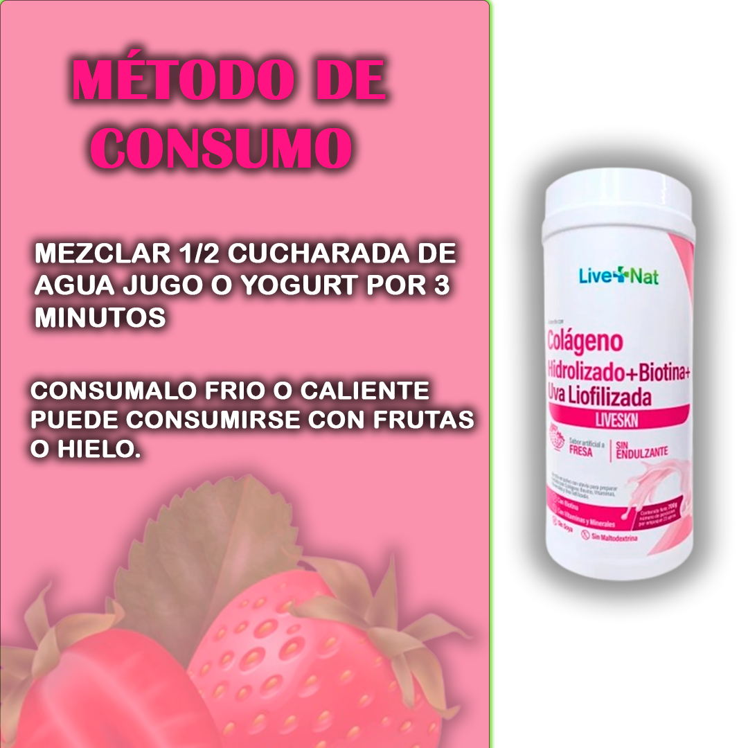 COLAGENO HIDROLIZADO + BIOTINA +UL
