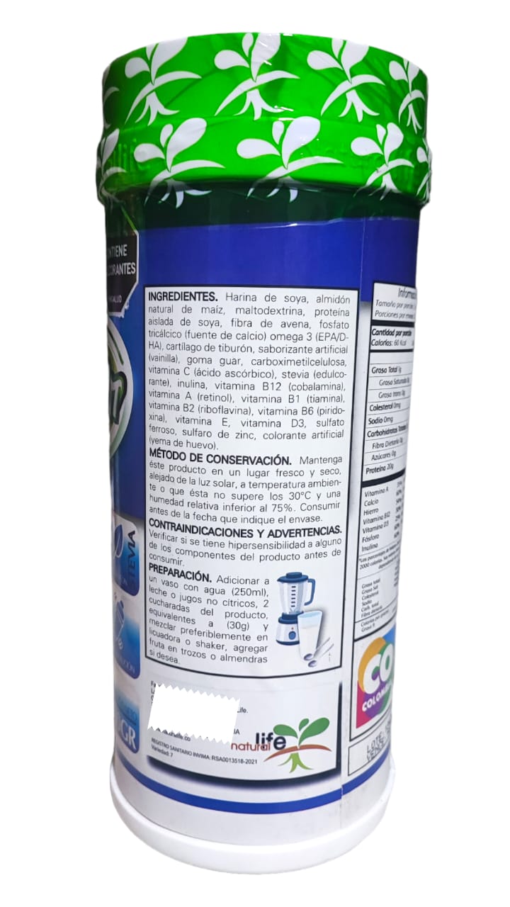 cartilago de tiburon 800 gramos